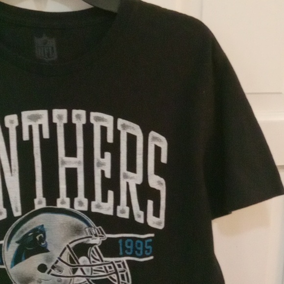 NFL Carolina Panthers T-shirt Black and Blue Size S/P*HostPick* - Picture 3 of 7